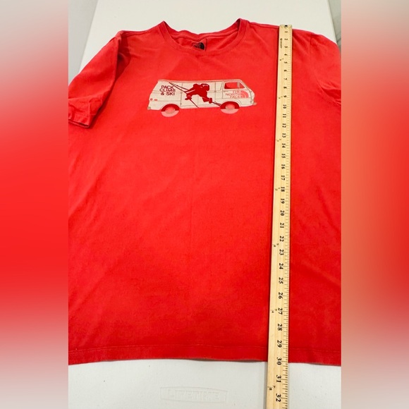 The North Face T Shirt Mens Size‎ XXL Coral Orange Top - Picture 7 of 8